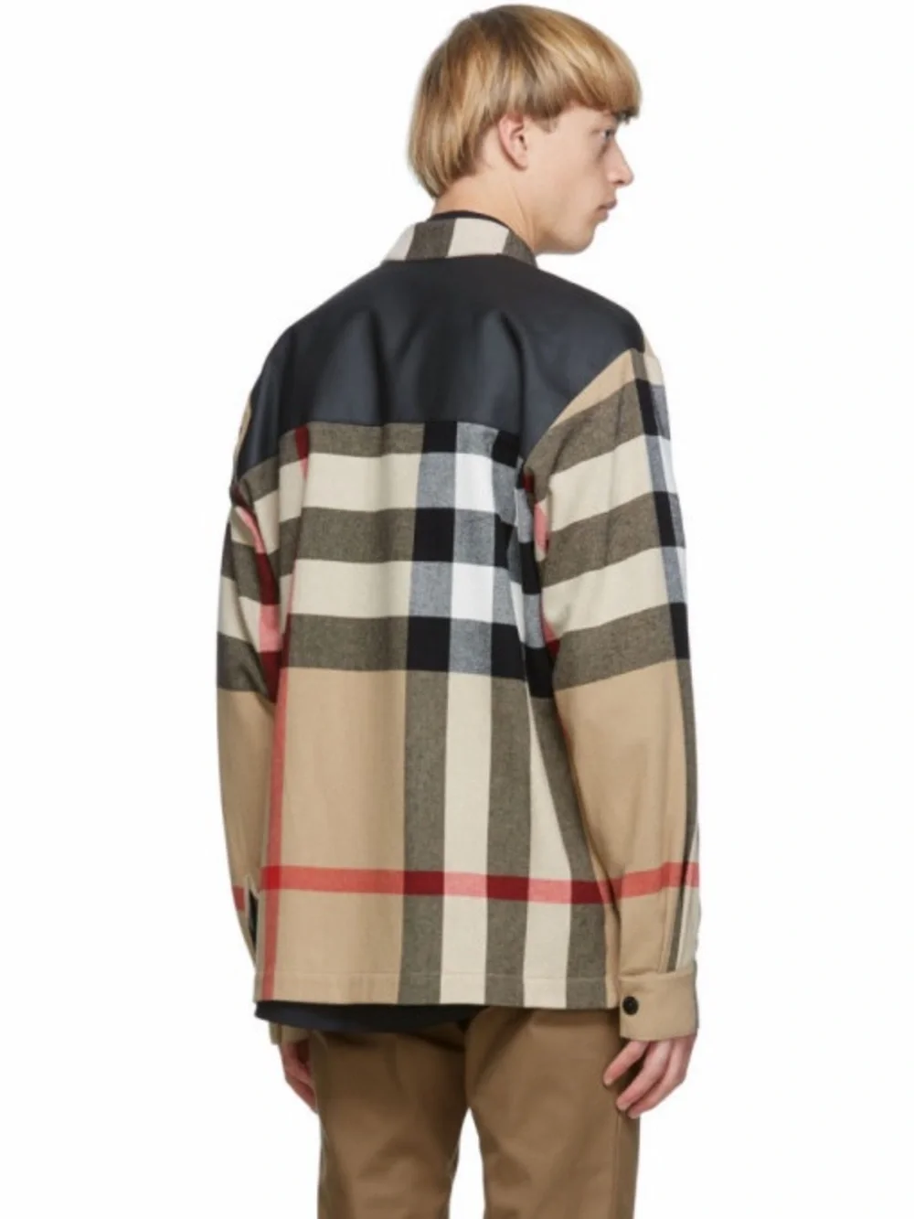 Burberry Wool Plaid Print Jacket - Picture 5 of 5